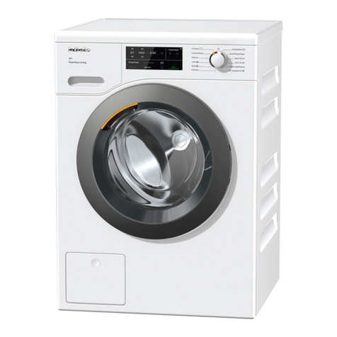 Miele WCG 360 User manual Miele WCG 360 User manual