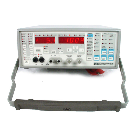 HP 4934A Use and care manual
