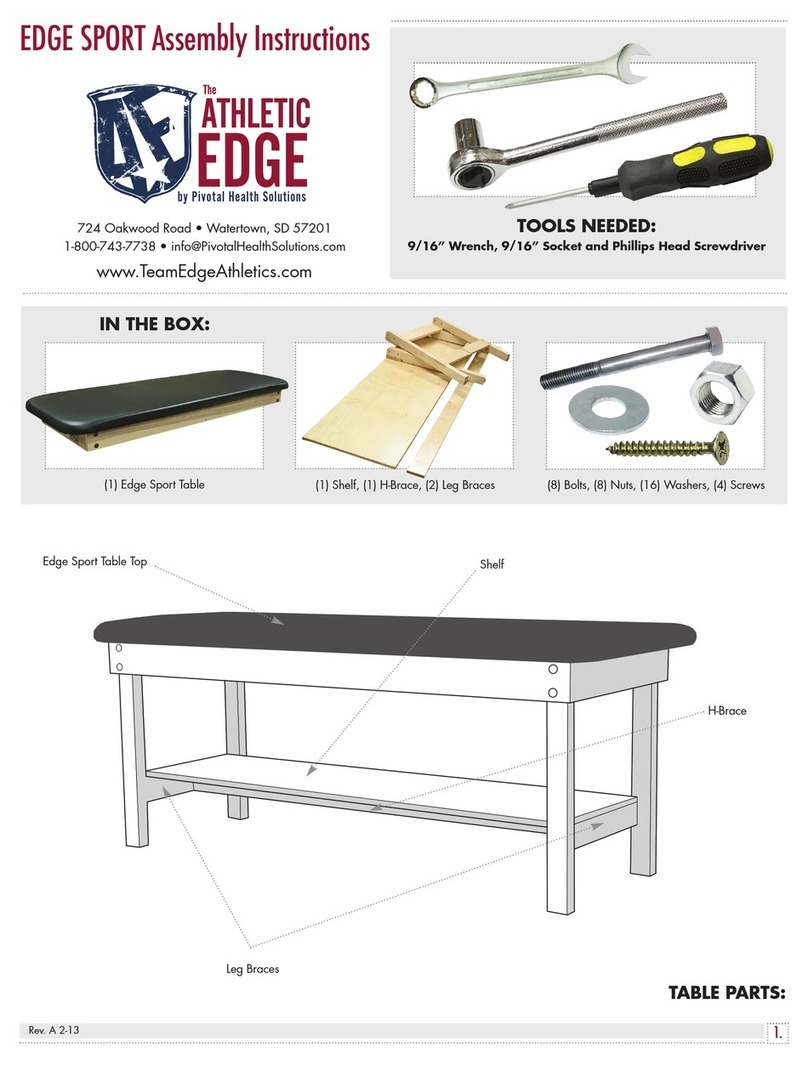 pivotal ATHLETIC EDGE Assembly instructions