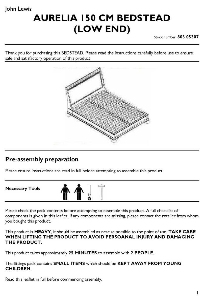 John Lewis AURELIA 803 05307 User manual