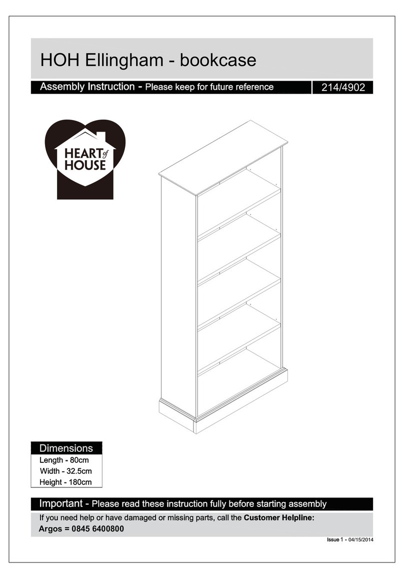 Heart of House HOH Ellingham 214/4902 Assembly instruction Heart of House HOH Ellingham 214/4902 Assembly instruction