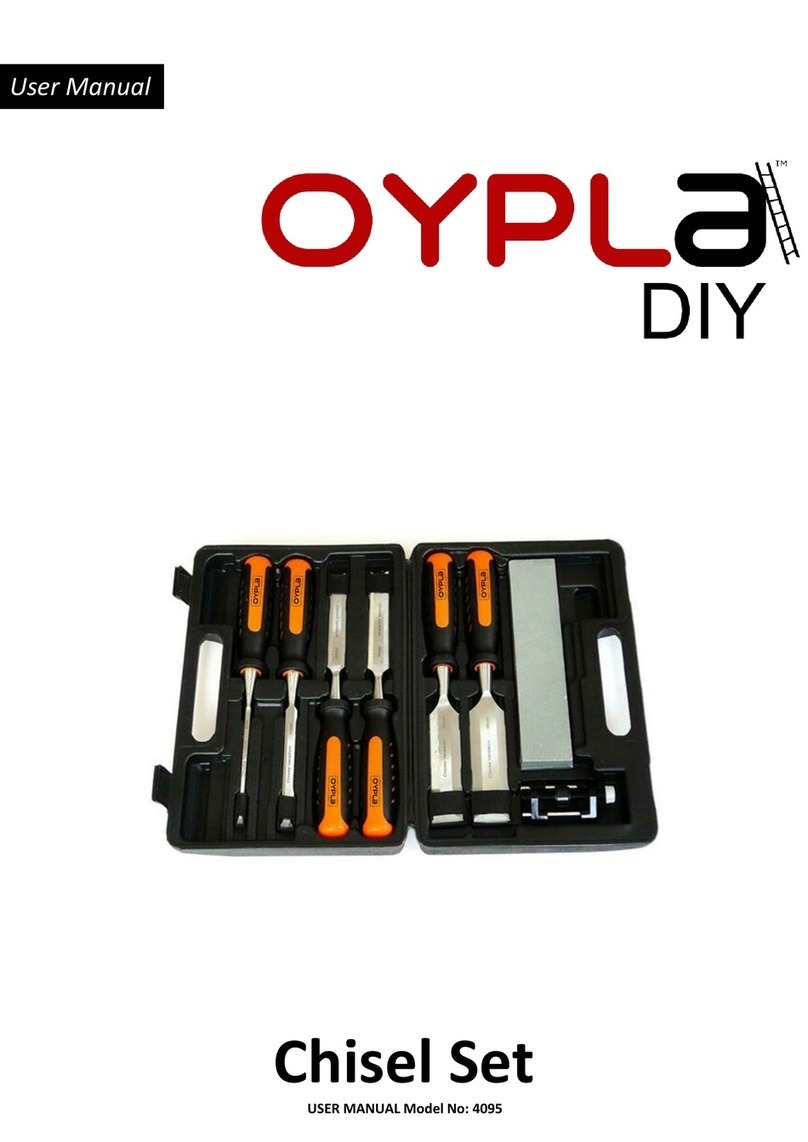 OYPLA DIY Chisel Set user manual OYPLA DIY Chisel Set user manual