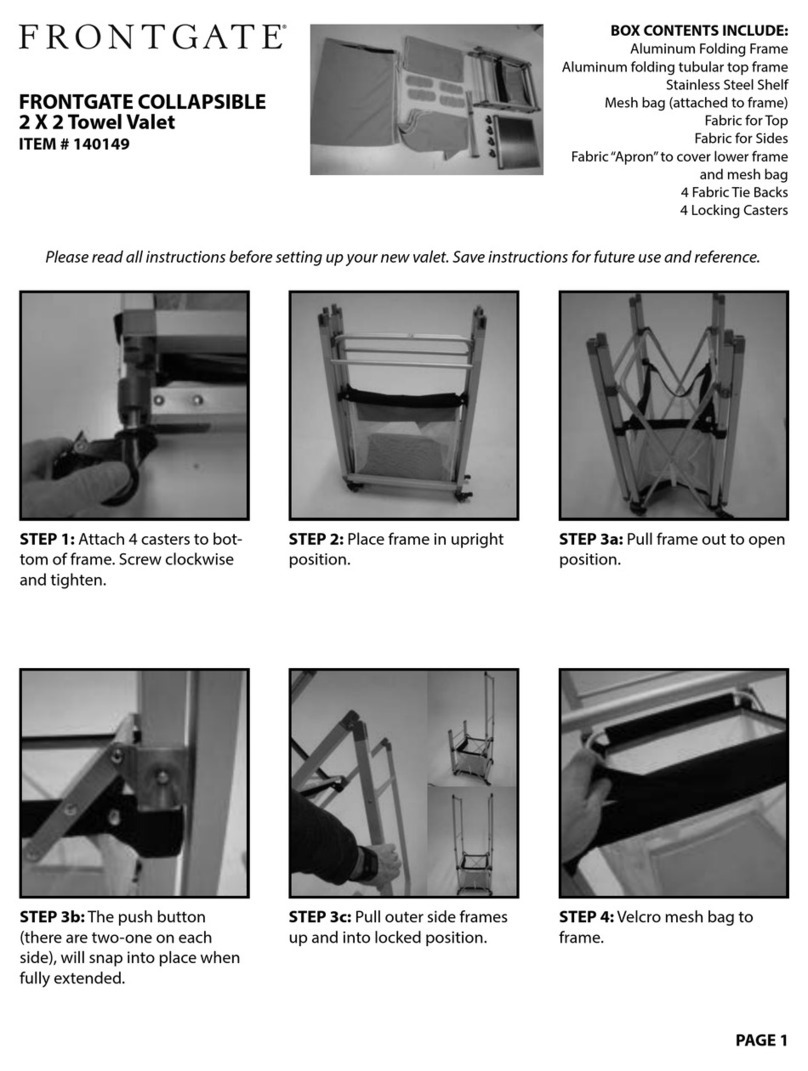 Frontgate 140149 User manual