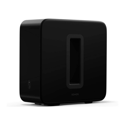 Sonos SUB user guide