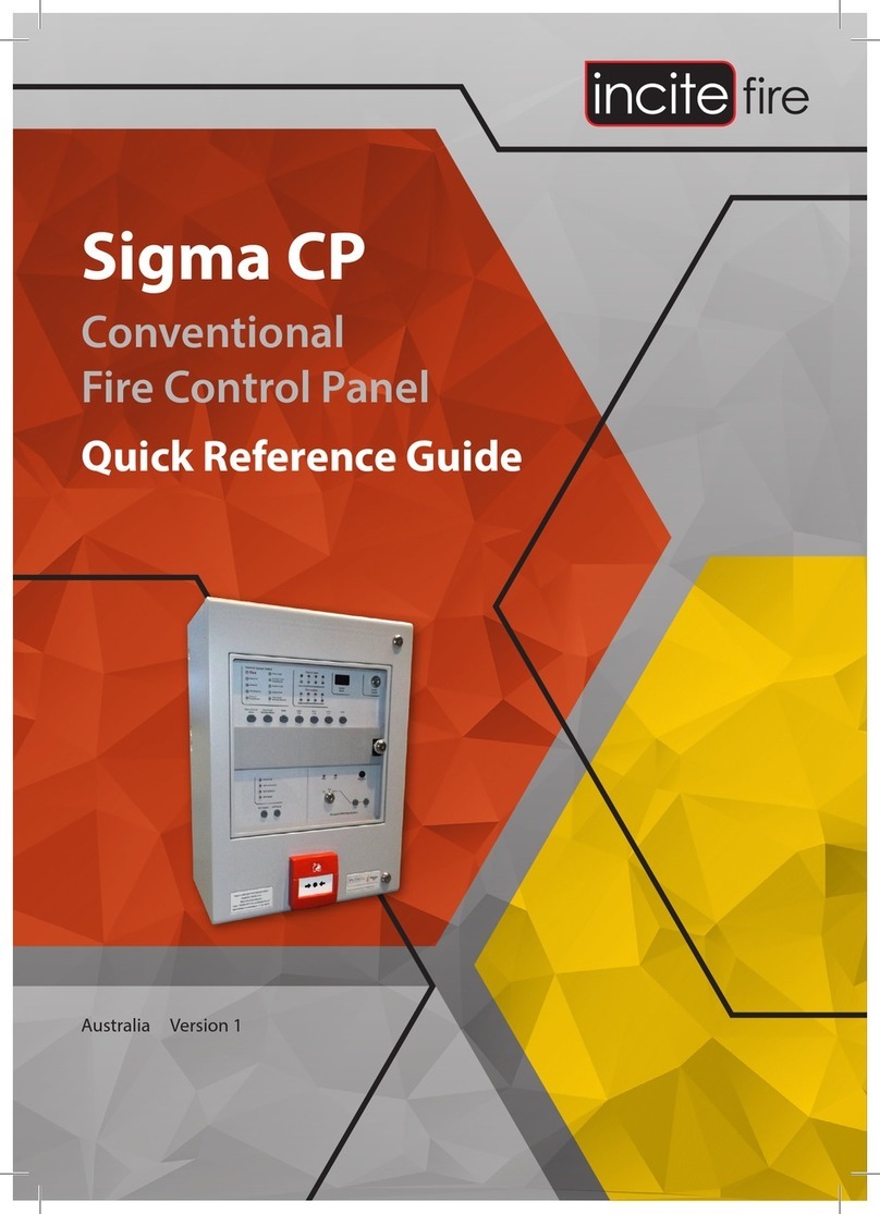 Incite Fire Sigma CP Quick reference guide
