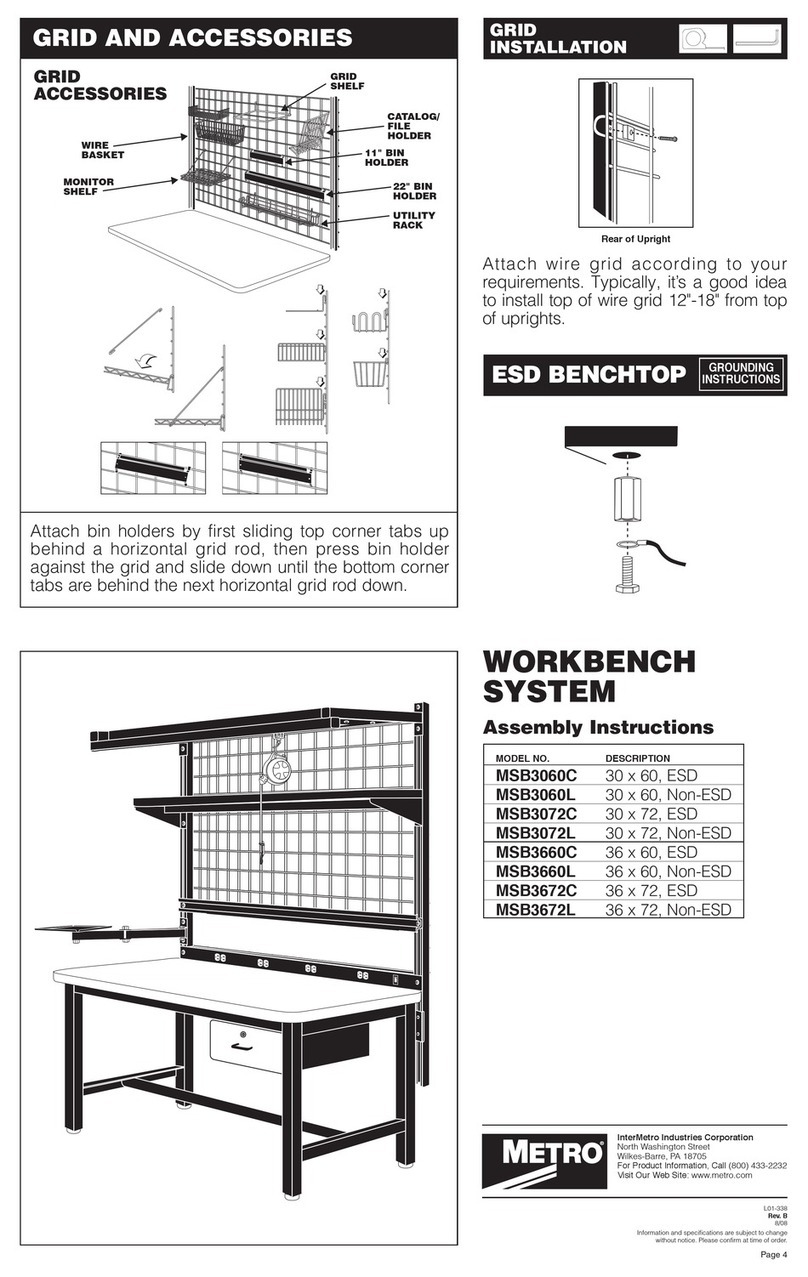 Metro DataVac MSB3060C Assembly instructions