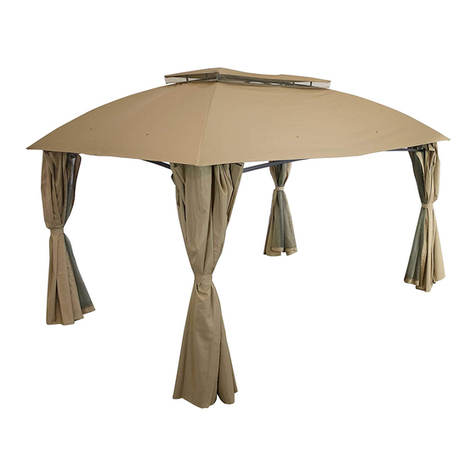 Sunnydaze Decor 10' X 13' SOFT-TOP GAZEBO WITH SCREENS & PRIVACY... manual Sunnydaze Decor 10' X 13' SOFT-TOP GAZEBO WITH SCREENS & PRIVACY... manual