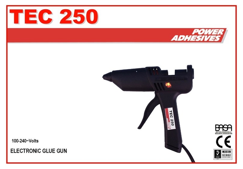 Power Adhesives TEC 250 manual