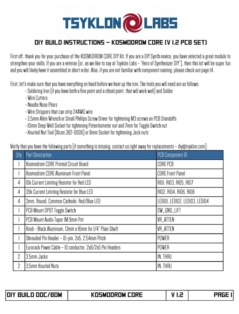Tsyklon Labs KOSMODROM CORE v 1.2 PCB SET Build instructions