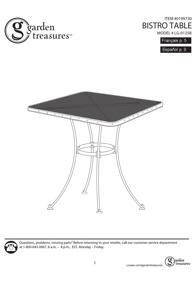 Garden Treasures LG-0125B User manual