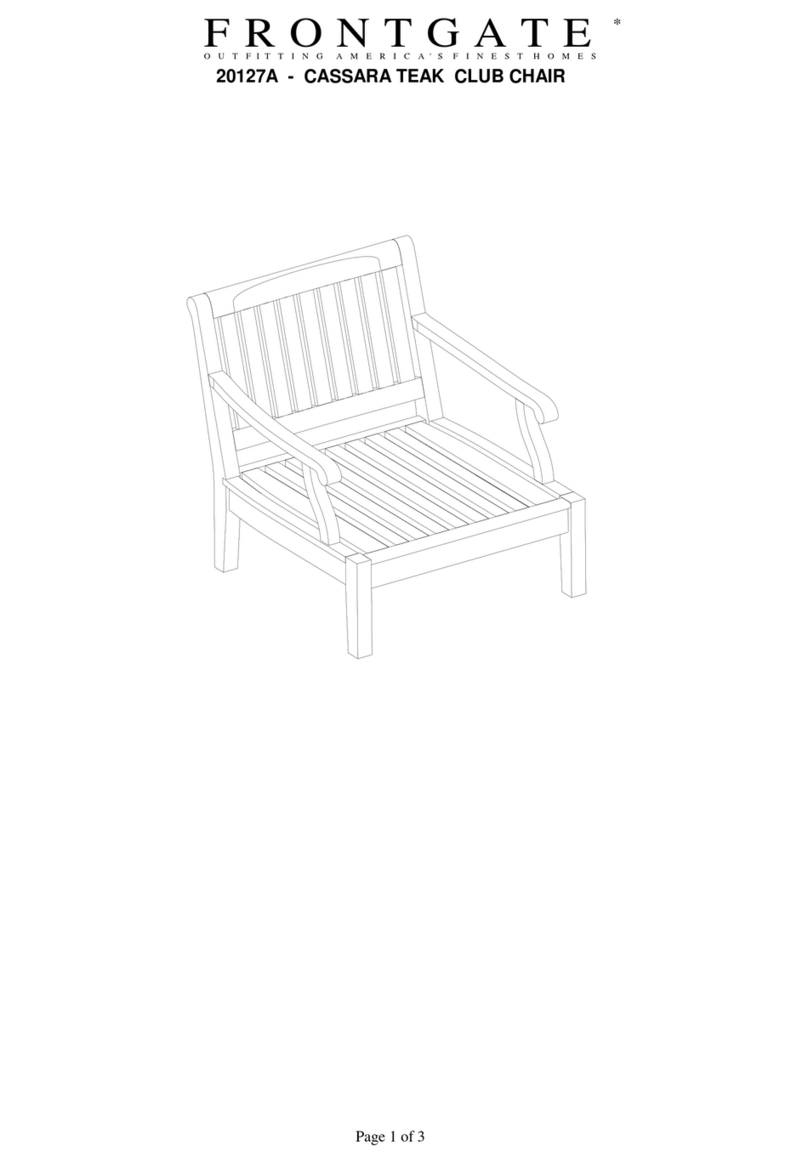 Frontage CASSARA TEAK 20127A quick start guide