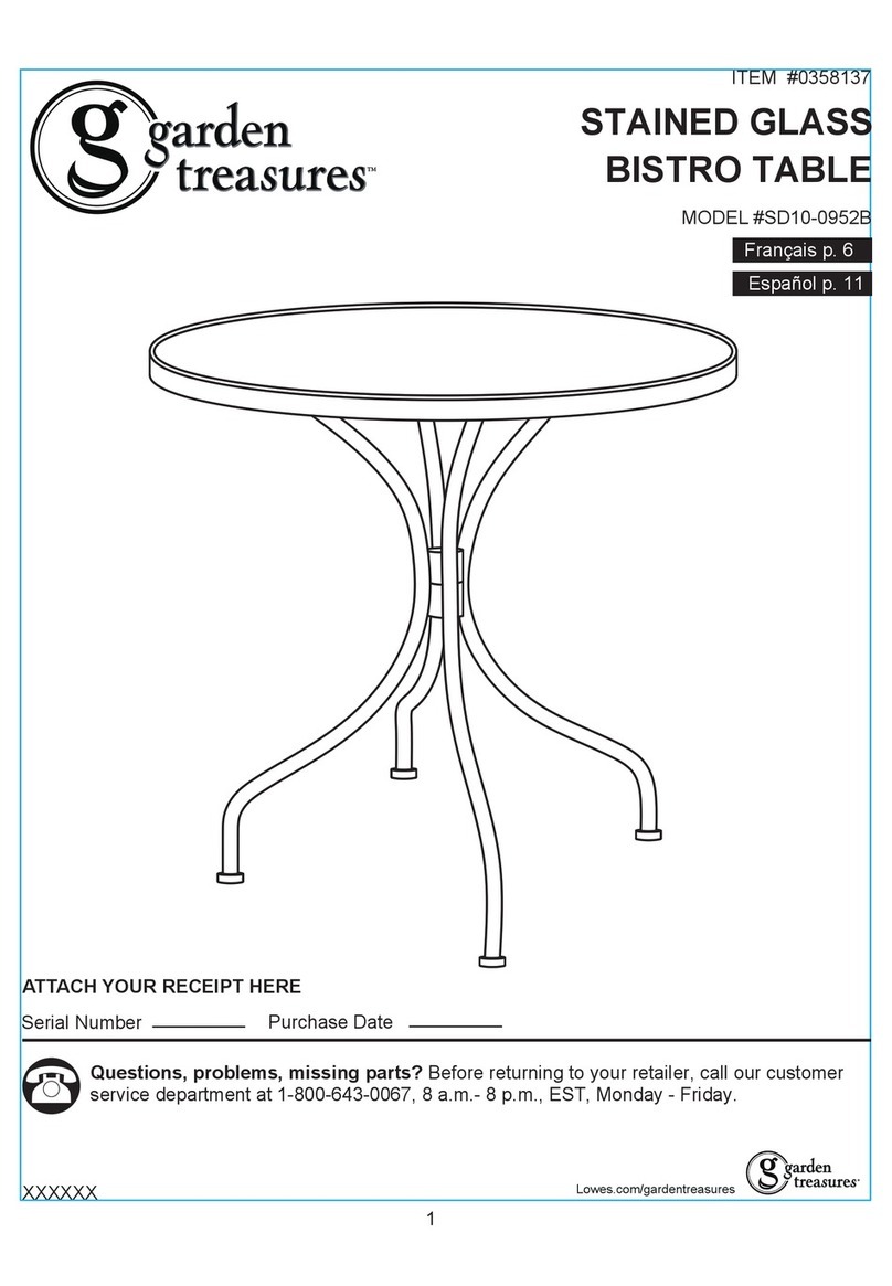 Garden Treasures SD10-0952B User manual