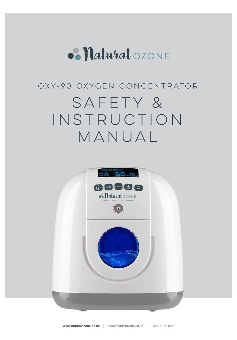 Natural Ozone OXY-90 Safety & instruction manual