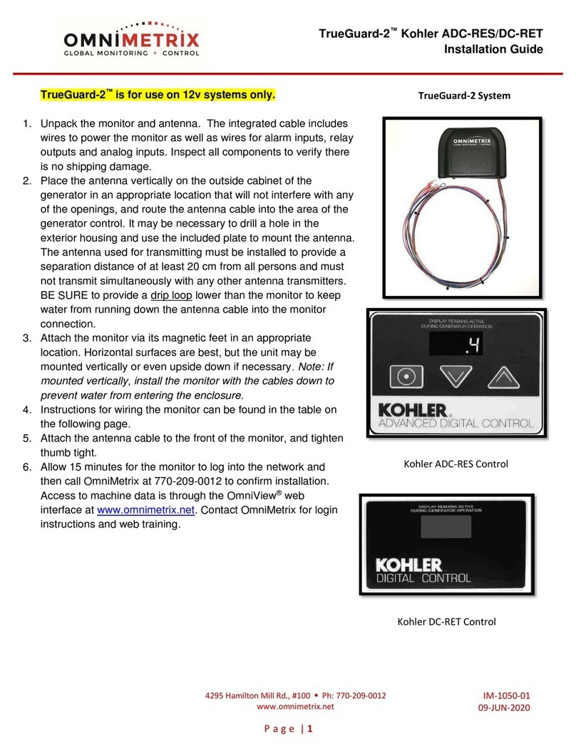OmniMetrix TrueGuard-2 installation guide