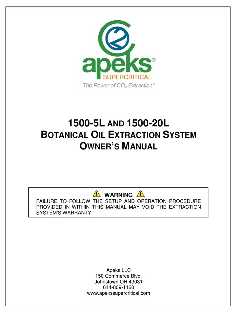 Apeks 1500-5L owner's manual