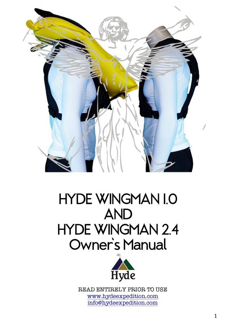 HYDE WINGMAN 1.0 owner's manual