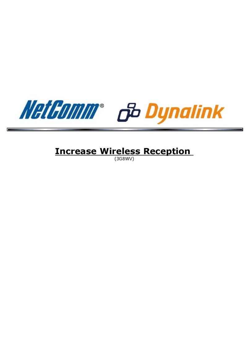 NetComm Dynalink 3G8WV manual