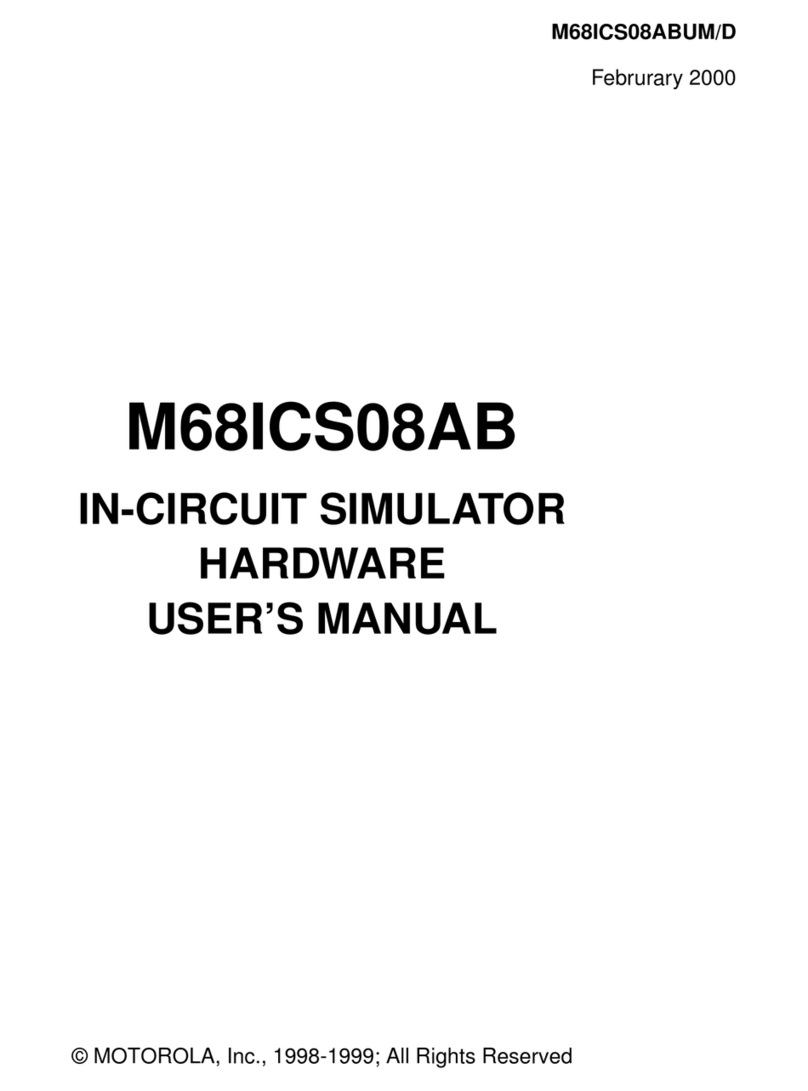Motorola M68ICS08AB User manual Motorola M68ICS08AB User manual