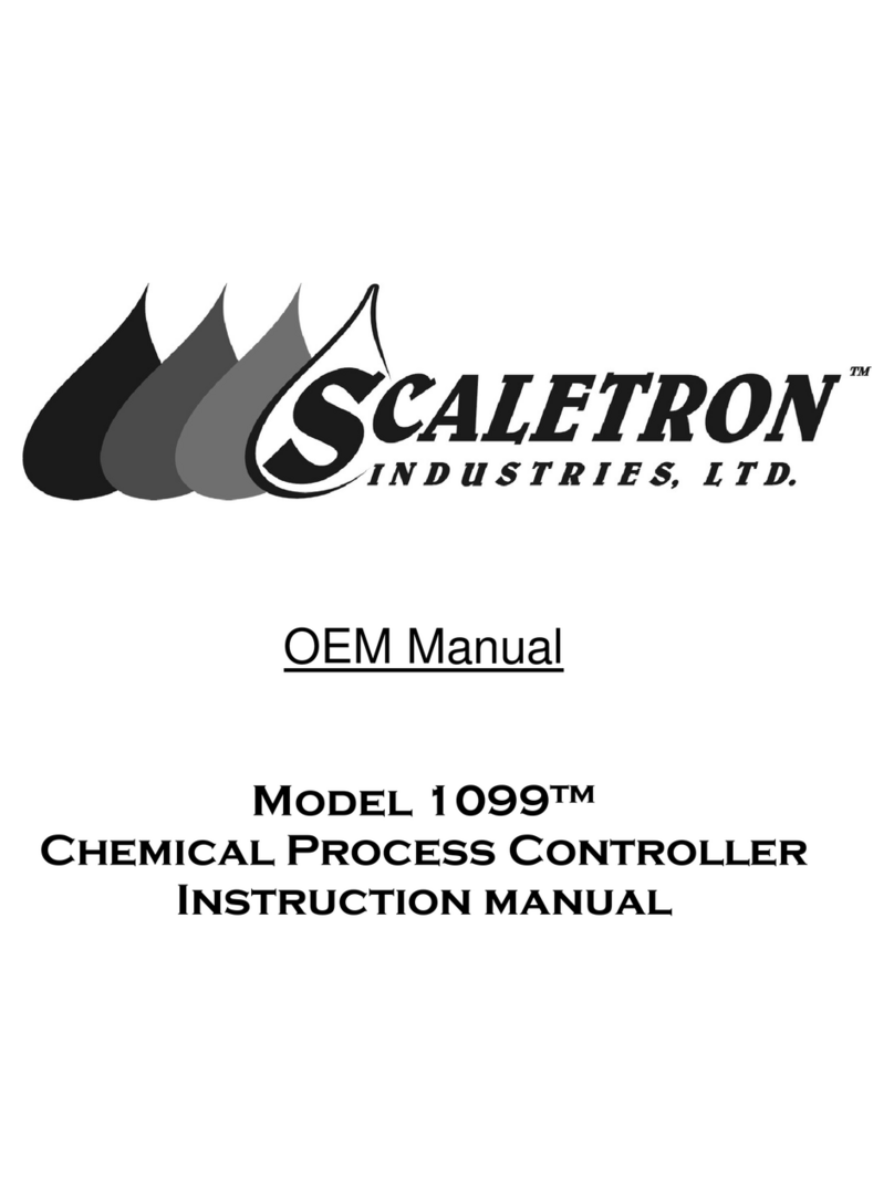 Scaletron 1099 instruction manual