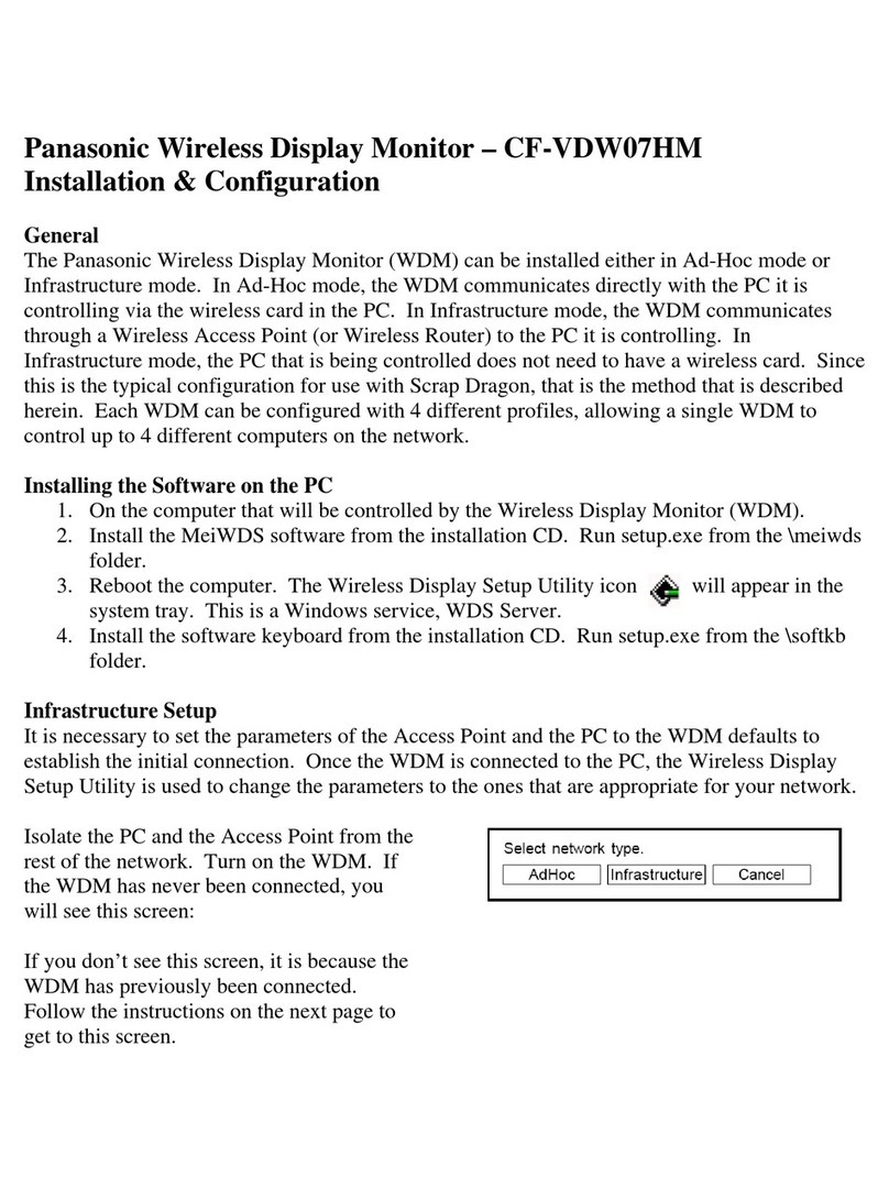 Panasonic CF-VDW07HM User manual