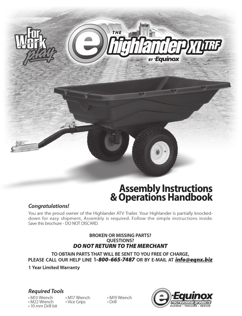 Equinox Systems Highlander XL TRF Assembly Instructions & Operations Handbook Equinox Systems Highlander XL TRF Assembly Instructions & Operations Handbook
