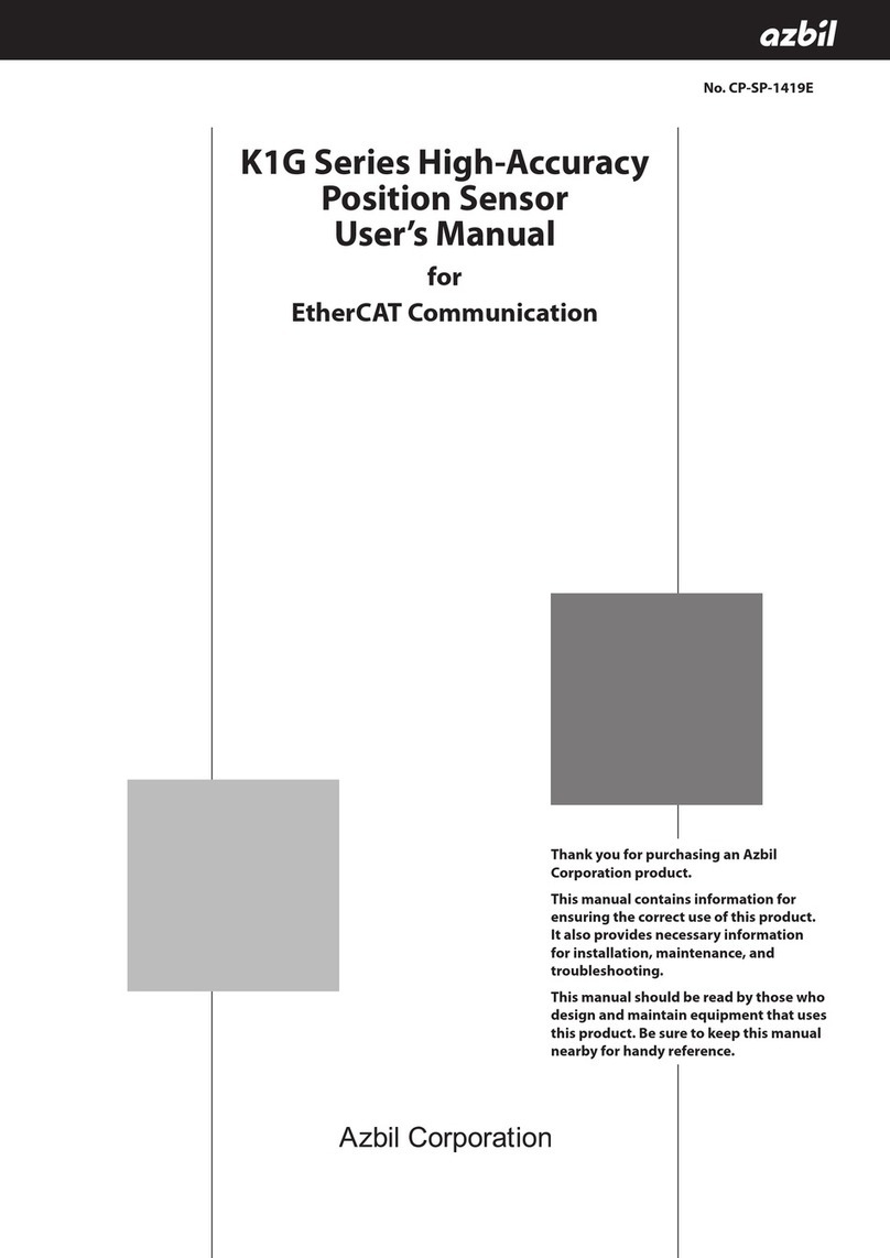 Azbil K1G Series user manual