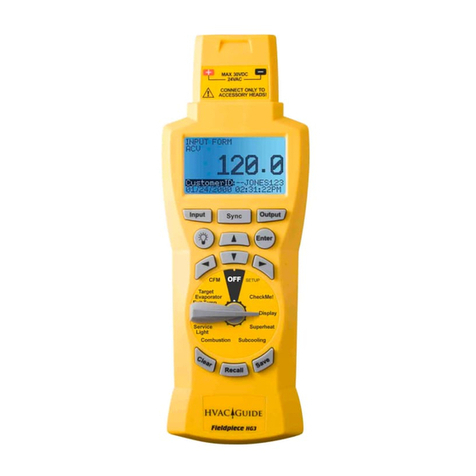 Fieldpiece HG3 User manual