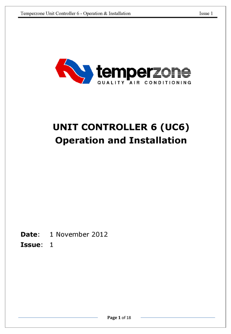TemperZone 6 Operation and installation