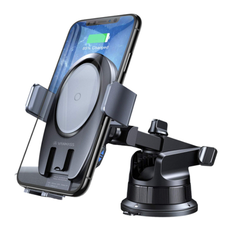 VANMASS Wireless Car Charger Mount user manual