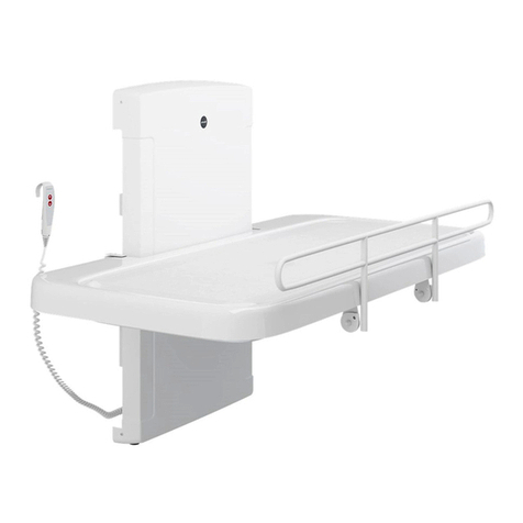 Pressalit Care R8468 Operation and maintenance manual Pressalit Care R8468 Operation and maintenance manual