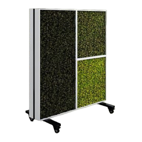 nevins Bio Canvas Room Divider User manual