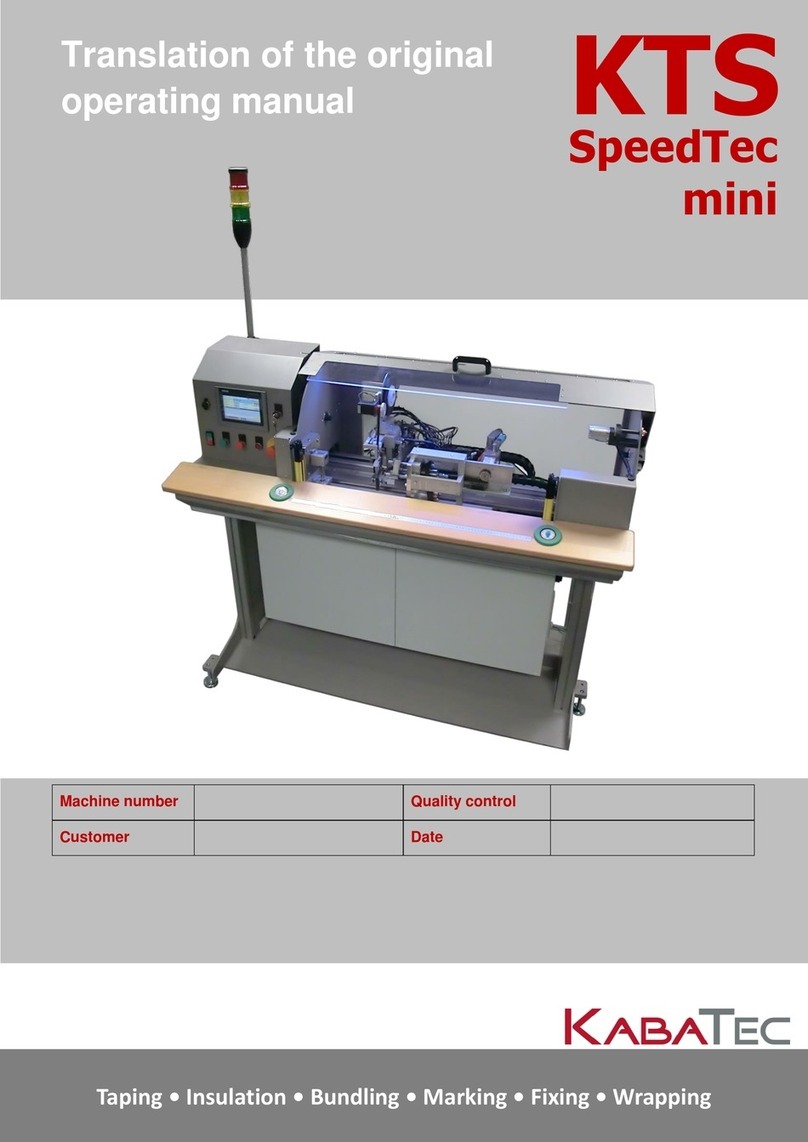 KabaTec KTS SpeedTec mini Operational manual
