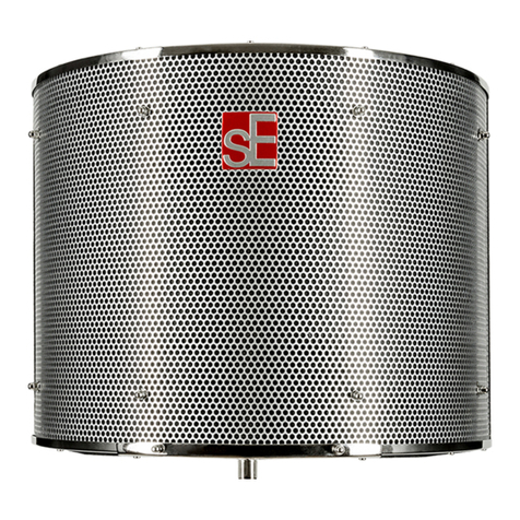 SE Electronics REFLEXION FILTER PRO Quick setup guide