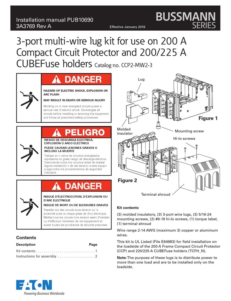Eaton Bussmann Series User manual