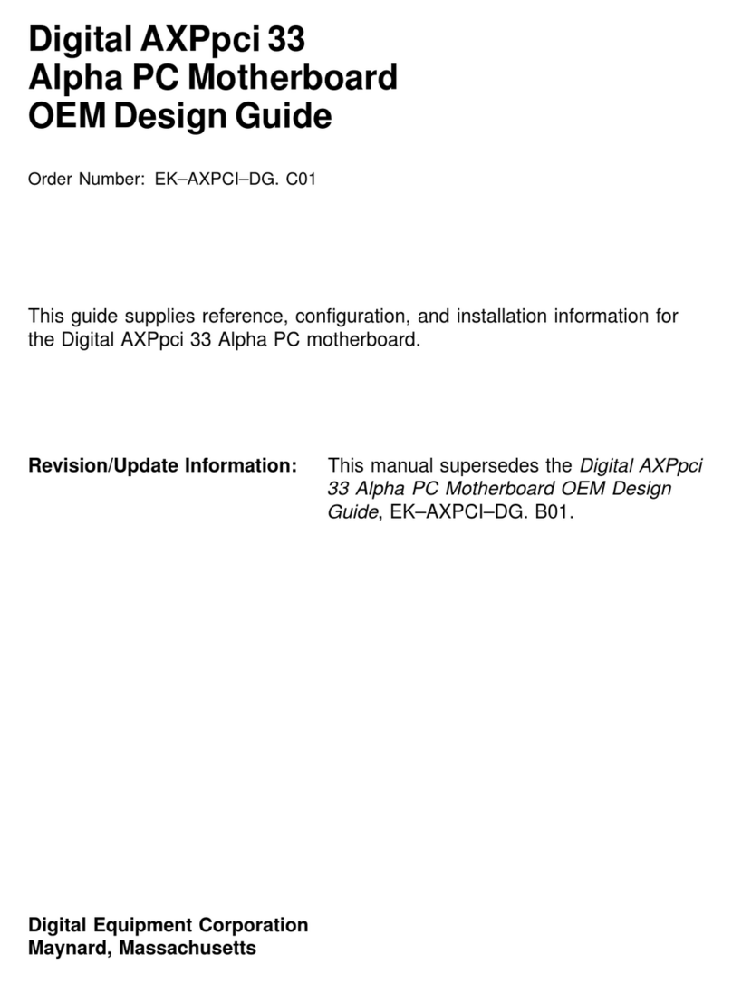 Digital Equipment AXPpci 33 Design guide