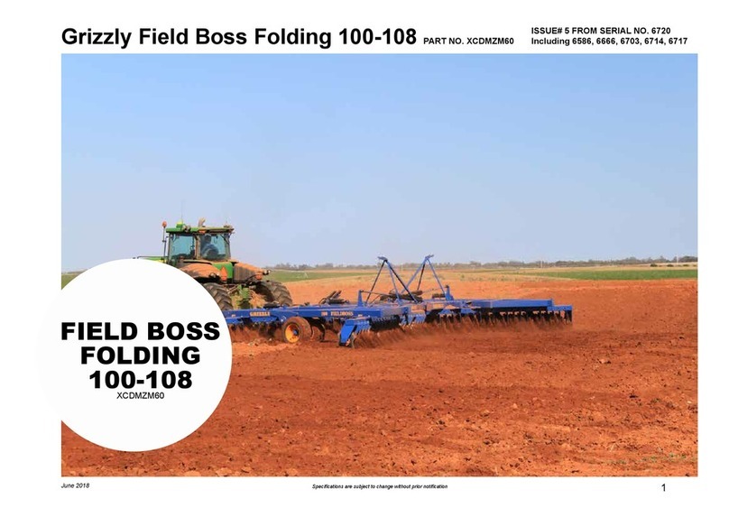 Grizzly Field Boss Folding Wing manual Grizzly Field Boss Folding Wing manual