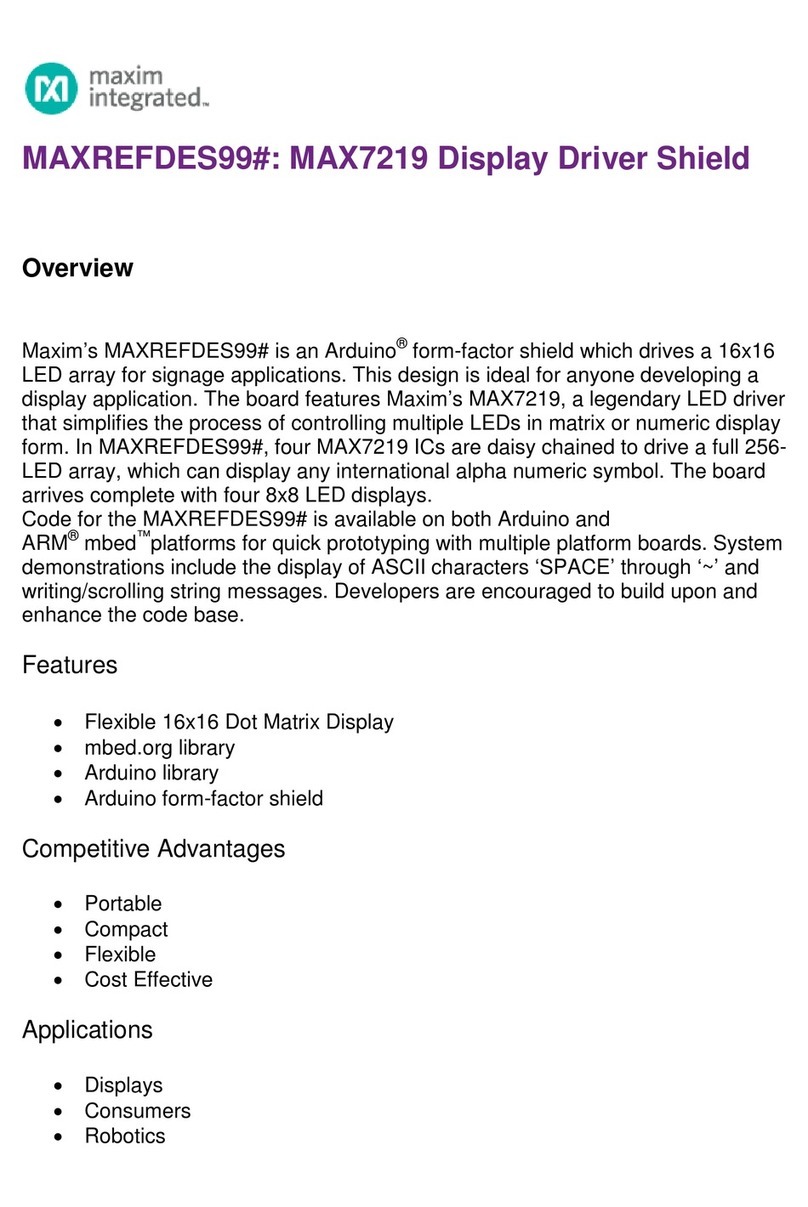 Maxim Integrated MAXREFDES99 manual