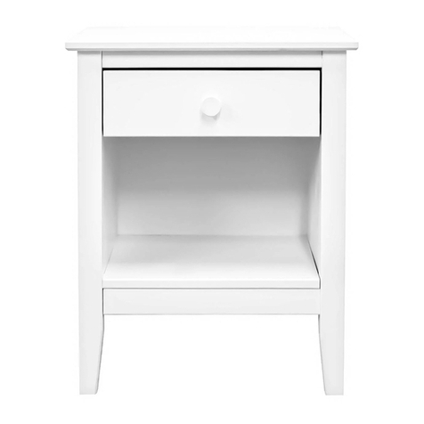 adeptus Easy Pieces Single Drawer End Table /... Assembly instructions