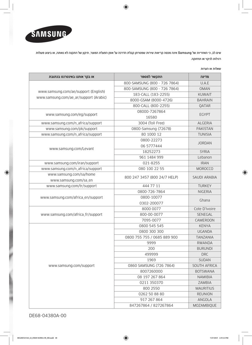 Samsung MG28J5215 Series user manual