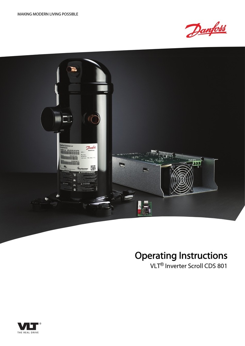 Danfoss VLT Inverter Scroll CDS 801 User manual