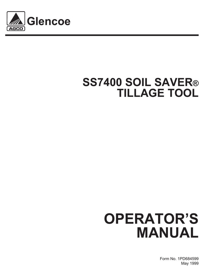 AGCO Glencoe SS7400 Soil Saver User manual AGCO Glencoe SS7400 Soil Saver User manual