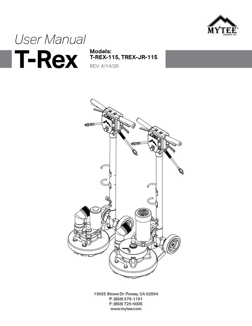 Mytee T-REX Series user manual
