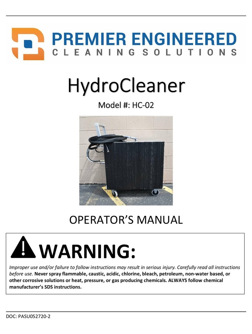 Premier HydroCleaner HC-02 Operator's manual