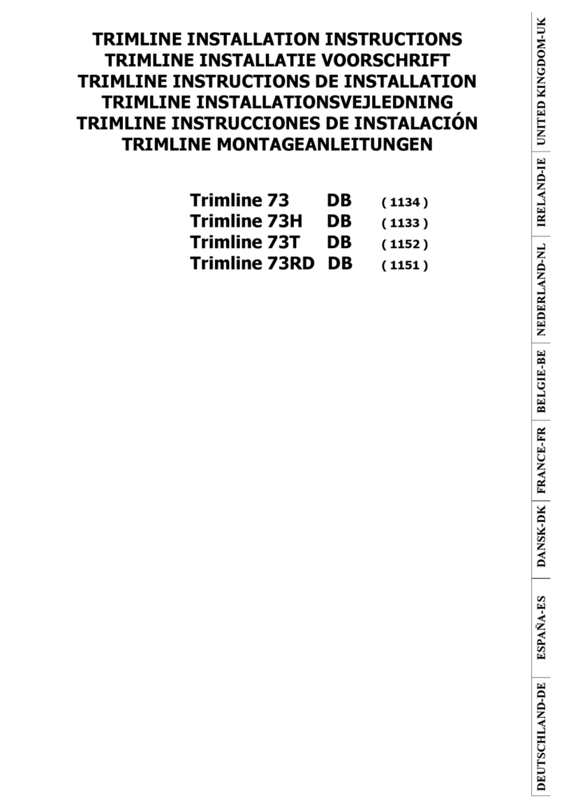 Thermocet Trimline Series installation instructions