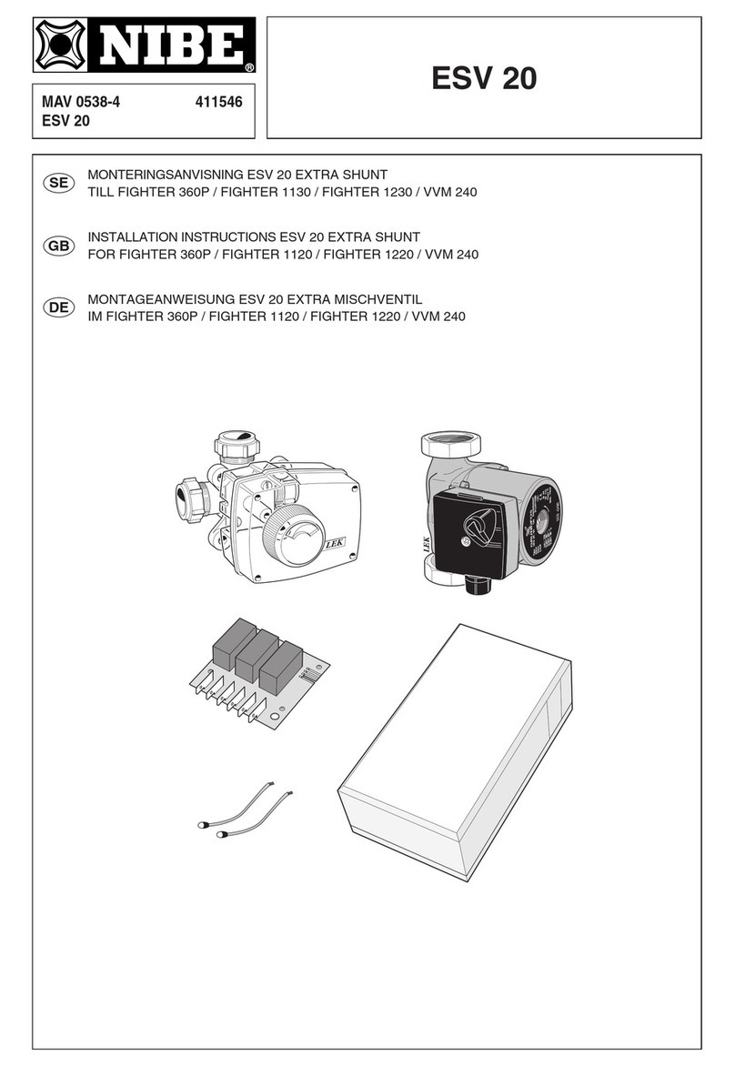 Nibe ESV 20 installation instructions