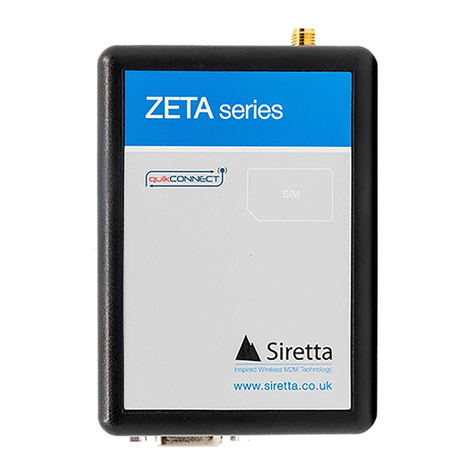 SIRETTA ZETA-NSP-LTE1 User manual