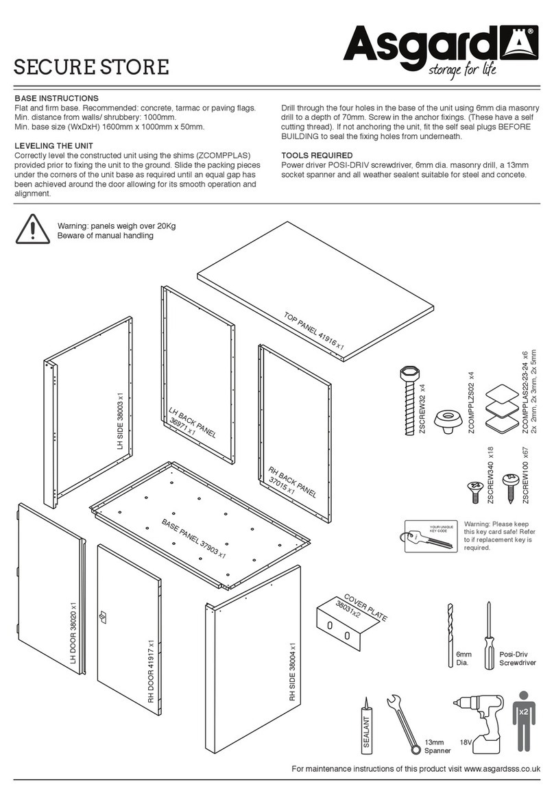 Asgard Secure Store User manual