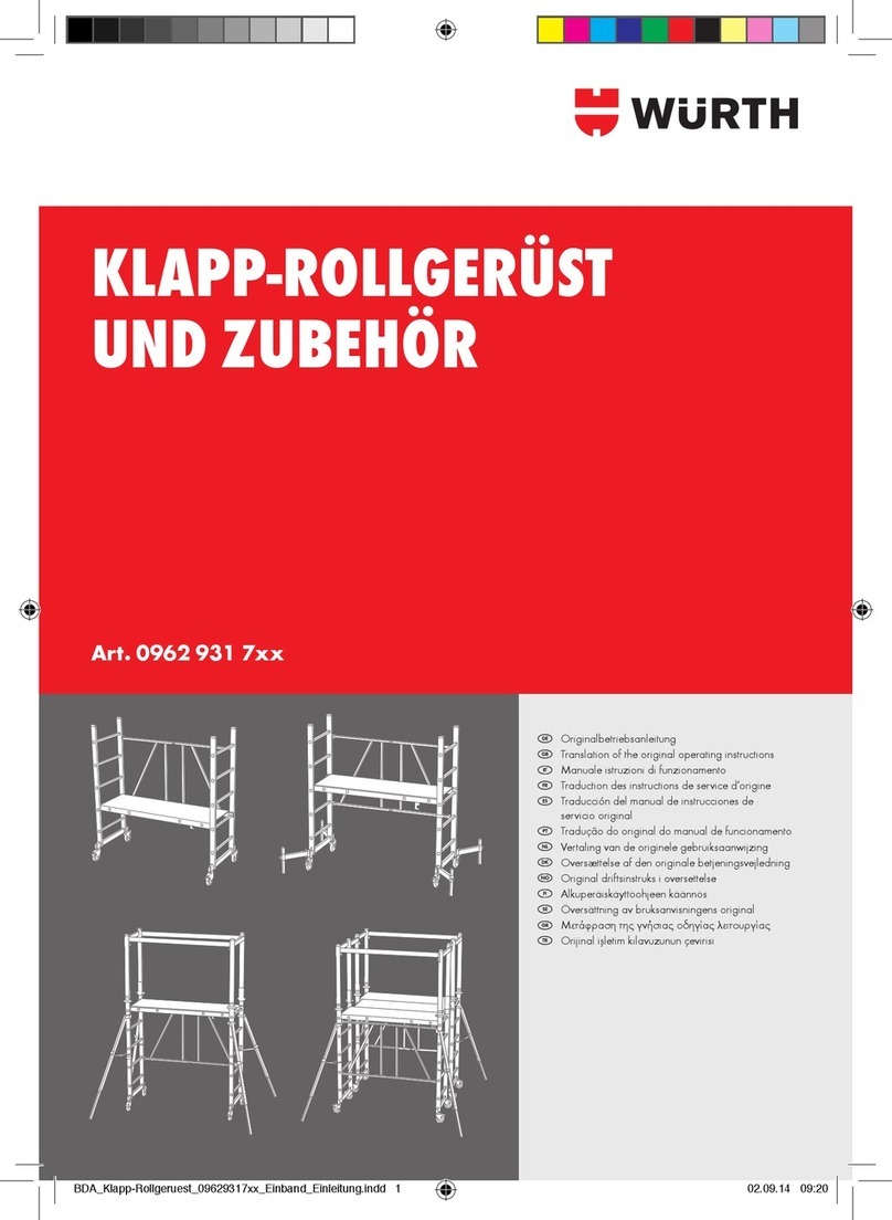 Würth 0962 931 7 Series Translation of the original operating instructions