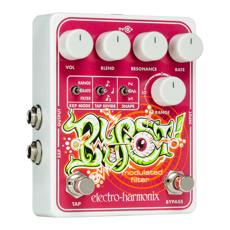Electro-Harmonix Blurst quick start guide