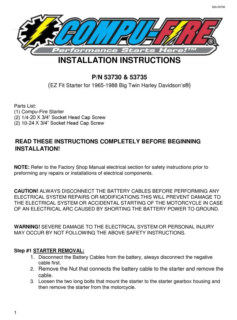 PerTronix Compu-Fire 53730 installation instructions